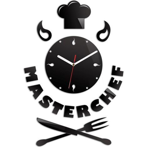 Reloj de pared de chef maestro (1/4)