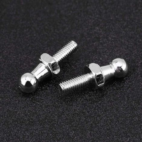 Giunto sferico per ammortizzatore del bagagliaio, kit di 2 bulloni per perno sferico per auto M6, strisce per ammortizzatori a gas M6, tappo terminale sferico per ammortizzatore a gas, bullone da 600n (1/5)
