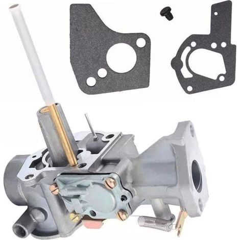 FLITI Carburetor Kit for 495459 495460 499952 499953 5HP Engines. Metal Construction. Optimizes Fuel Delivery. Lawn Mower Parts Replacement (1/4)