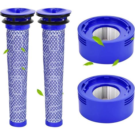 accessoires Pour Aspirateur Dyson V6 V7 V8 V10 V11 Filtres, 2 Post-filtres Hepa Et 2 Pr-filtres, Pices De Rechange (1/5)