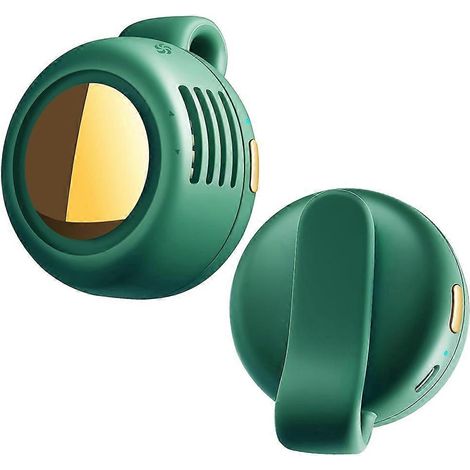 Mini bladeless à clip ventilateur 3 vitesses USB rechargeable hands free refroidissement pour voyage et bureau (1/5)
