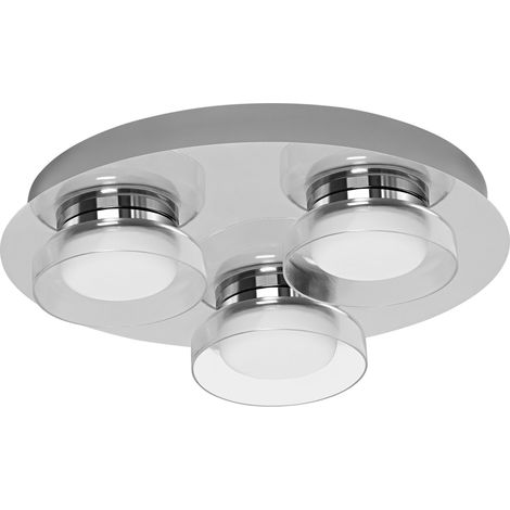 LEDVANCE Smart LED Badezimmerlampe chrome, 18W, 1800LM, 3000-6500K, 30cm, IP44, Orbis Round Wandleuchte, Badezimmerleuchte mit Wifi Technologie, dimmbar, steuerbar über App und Sprachassistenten (1/5)