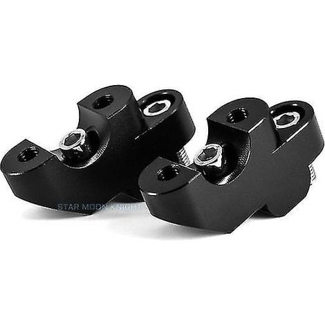 Für Honda NC750, NC 750 XS, NC750X, 750X (2016-2023): Lenkererhöhungen, Adapter, Lenkerhalterungen, Adapter, CB500X, CB500F, CB300F (schwarz, ohne Logo).