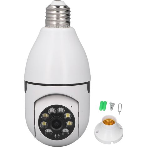 Caméra de surveillance WiFi intérieure 1080P, vision nocturne couleur intelligente, détection de mouvement avec suivi automatique, audio bidirectionnel avec enregistrement, alimentation 110‑240V. (1/5)