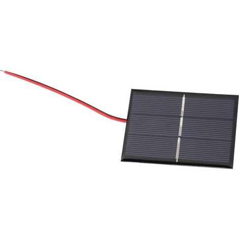 Panneau solaire portable 0,65 W – Matériau polysilicium – Dimensions 80x60x3 mm – Pour éclairage publicitaire et pompes à eau (1/5)