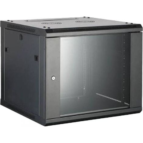 Armadio Rack Hikvision Da parete 19" 12U 600x450x635mm 40kg Nero [DS-XS6412-S/B]