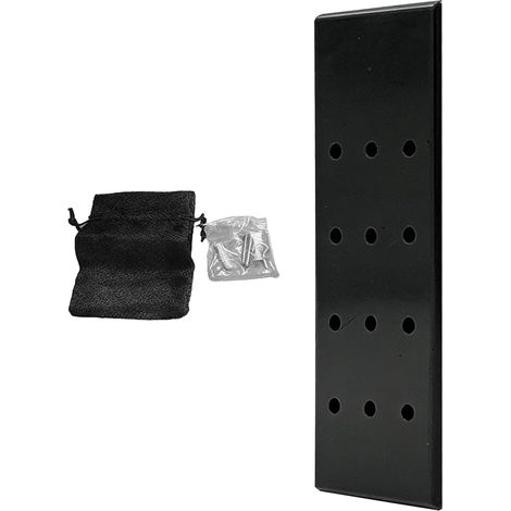 Porte Fléchettes Support Mural en Bois 12 Trou Présentoir avec Sac de Rangement Pour Salle De Jeux, Bar, Domicile, Garage Et Sous-Sol (1/5)