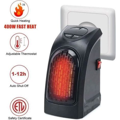 Chauffage portable Fast Heater avec technologie Thermo en céramique - 400 Watts (1/4)
