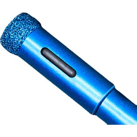 Paquet de 5 forets brasés au diamant, outil électrique d'ouverture de trou de tuile de verre de granit de marbre, 12mm, bleu
