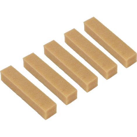 Lot de 5 bâtonnets abrasifs pour le nettoyage des bandes et disques de ponçage, nettoyant pour papier de verre, gomme à effacer en caoutchouc pour le travail du bois et autres travaux de nettoyage. (1/5)