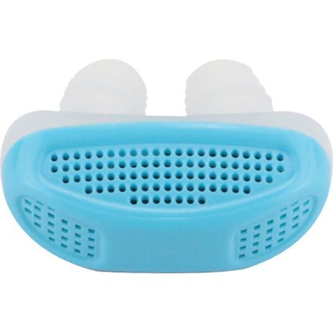 Appareil anti-ronflement magnétique en silicone, bleu – (1/4)
