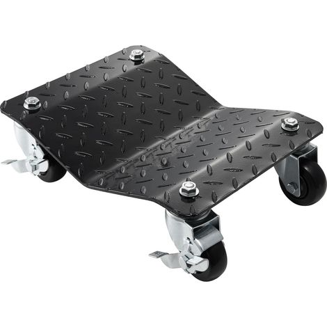 Chariot de Roue pour Voiture 2 Pièces, Support de Pneu Lourd pour Réparation Auto, Capacité 1360,8 kg (1/5)
