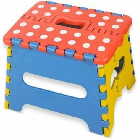 Marchepied pliable et portable, idéal pour enfants et adultes, antidérapant, convenant à la cuisine, à la salle de bain et au jardin. (1/5)