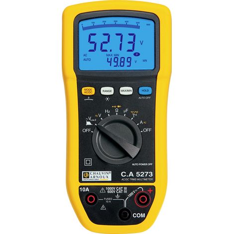 Chauvin-Arnoux Professionelles Schwarz Multimeter (1/4)
