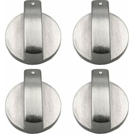 Stück Herdknöpfe, Gasherdknöpfe, Metall-Gasherdknöpfe, Gasherdknopf-Steuerung, Metall-Herdknöpfe für die Küche, 6 mm (1/4)