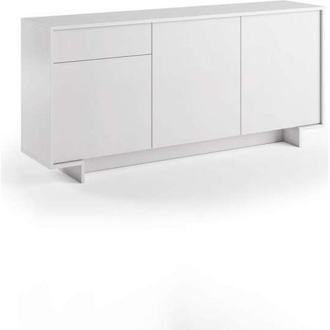Sideboard 3 Türen und weiße Schublade