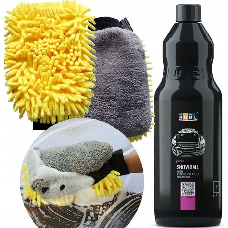 Champú para coches Adbl Snowball 1L + guante grande para lavar coches (1/5)
