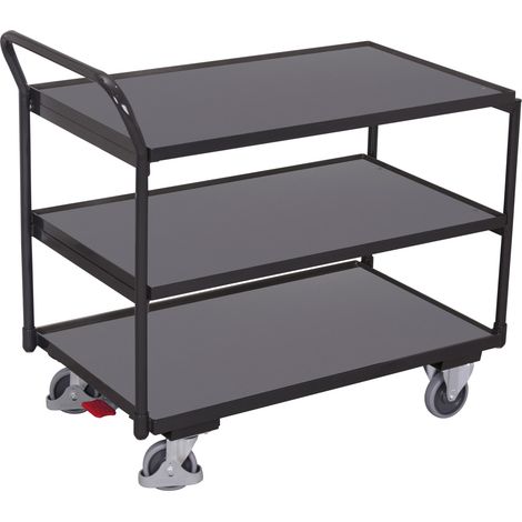 Cordes Tischwagen mit 3 Ladeflächen RAL 7016 (1/4)