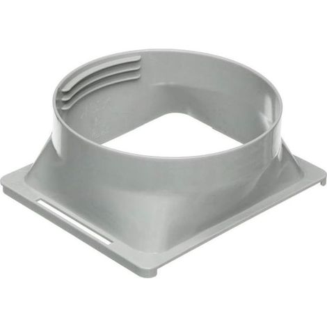 Raccord pour tuyau d'évacuation de climatiseurs portables (15 cm/15 cm), adaptateur de fenêtre, raccord de tuyau pour climatiseurs, accessoire pour climatiseurs mobiles, carré vers rond (1/4)