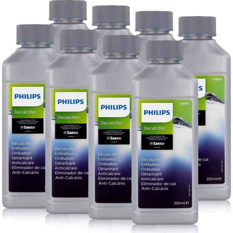 Set von 8 Descales (8x 250 ml) für SAECO -Espresso -Kaffeemaschine, Philips CA6700/22
