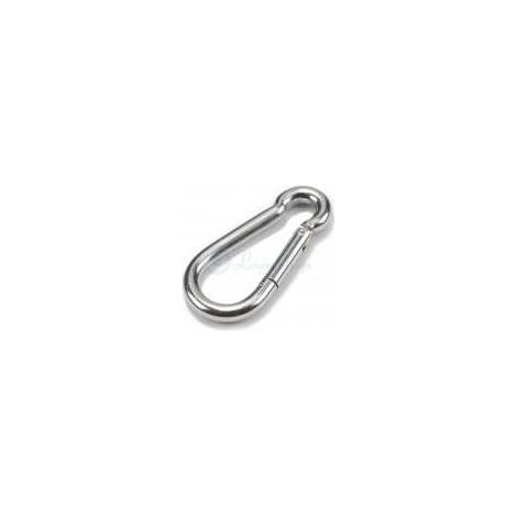 Crochet mousqueton dulimex 245-05I acier inoxydable 50x5 mm