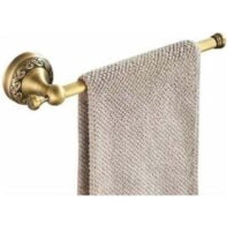 Vintage style brass wall-mounted towel rack for bathroom (1/4)