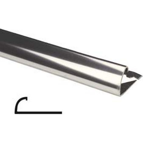 5PZ PROFILO RONDINOX MT.2,5 ACCIAIO INOX LUCIDO - mm.8