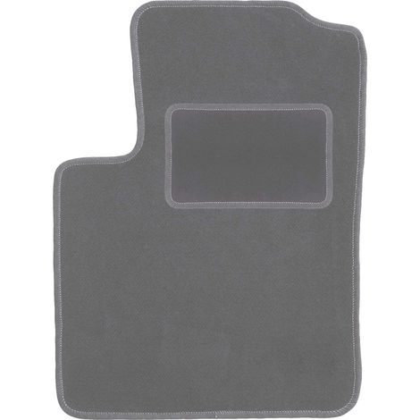 Alfombrilla de terciopelo para el conductor para: Lancia Ypsilon III hatchback (2011-) grafito