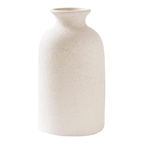 Vase Céramique Nordique Noir, 14, 5x8 cm, Bureau Salon, Arrangement Floral, Déco, Hôtel Restaurant Mariage (1/5)
