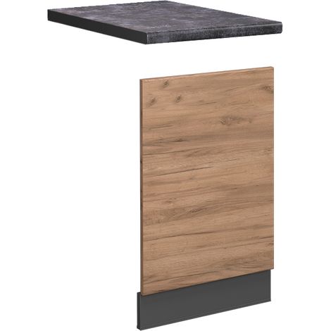 Panel frontal Fame-Line, Roble dorado, 45 cm , ET Antracita, Vicco