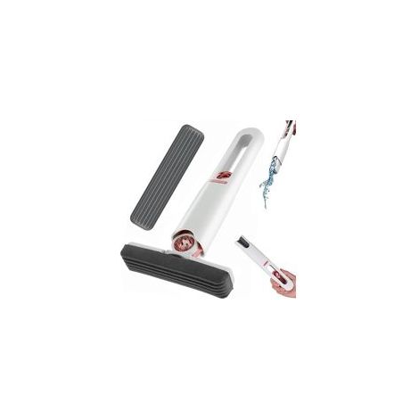 Mini Vadrouille De Nettoyage,Mini Vadrouille Portable,Mini Serpillière Lavable à La Main,Mop Portable avec Fonction D'essorage,Vadrouille Auto Serrant (1/5)