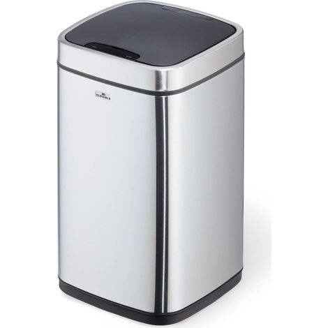 Durable 342123 Sensor Abfalleimer NO TOUCH, mit Inneneimer, 12 Liter, silber (1/5)