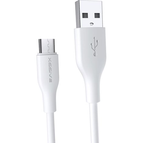 2.4A 1 Meter Datenkabel USB zu Micro-USB Schnell-Ladekabel (1/3)