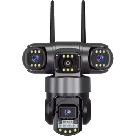 Caméra, Résolution 6K, Vision Multi-Angle, Ajouter une carte de 256 Go Wifi, Prise EU (1/2)