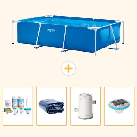 Intex Piscine Tubulaire Rectangulaire - 260x160x65 cm - 5-pièces S54 (1/5)