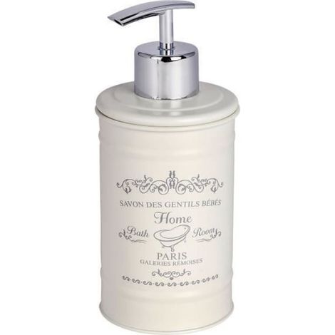 Distributeur De Savon - Acier Verni - 350 Ml - Vintage Creme - 1 Piece