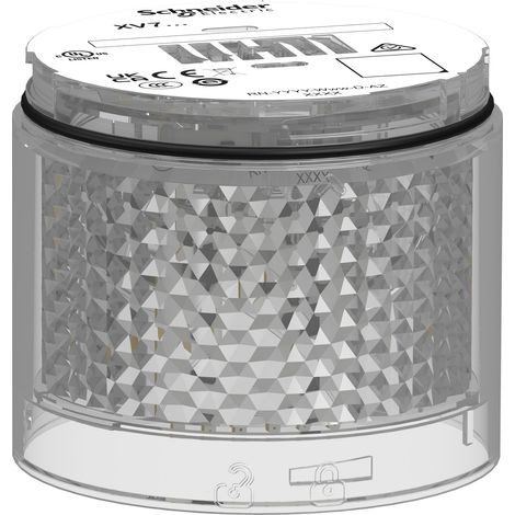 Elemento luminoso a luce fissa Bianco 70mm Harmony XVB7 Schneider XVB7C27