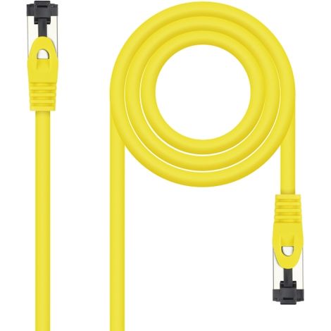 CABLE RED CAT8.1 2GHZ LSZH SSTP AWG26 AMARILL.25CM