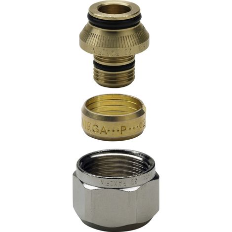 Raccord à vis Raxofix 5381.5 en laiton nickelé 16 mm x G3/4
