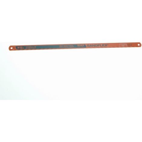 Bahco 3906 Sandflex Bi-Metal Hacksaw Blades 300mm (12in) x 18 TPI Pack of 10 (1/2)