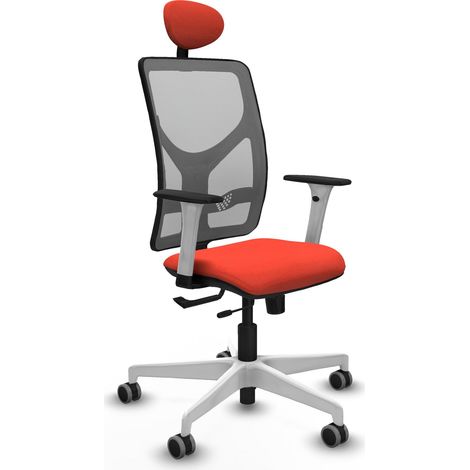 Silla de oficina piqueras y crespo Motilla brazos blancos espuma densa (1/2)