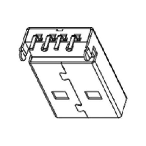 Bus série universel mâle Coudée 480370001 Molex Contenu: 1 pc(s) (1/2)