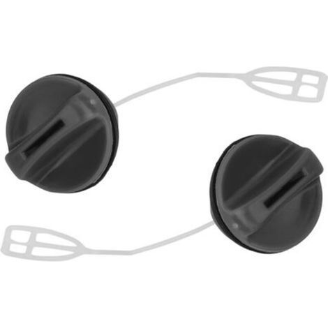Lot de 2 bouchons de réservoir pour tronçonneuse HUSQVARNA 340 345 346 350 353 362 365 371 Nylon durable Remplacement de haute qualité (1/5)