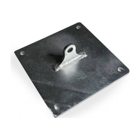 Anclaje cuadrado de acero S275JR galvanizado