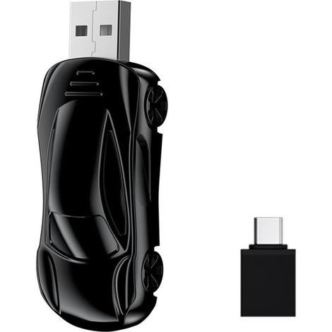Adattatore gratuito per Android Auto Carplay 2 in 1, adattatore per auto USB di tipo C gratuito per convertire Android Auto cablato in wireless (1/5)