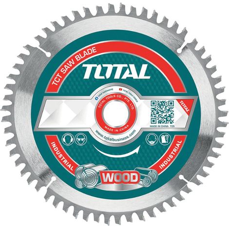 DISCO TAGLIO LEGNO LAMA SEGA CIRCOLARE TRONCATRICE 24T 165mm TOTAL (1/2)
