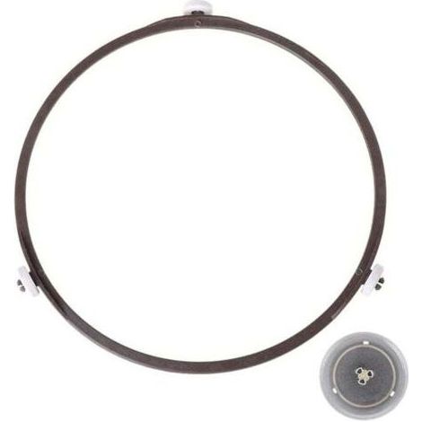 Support plateau tournant universel de 22cm,Anneau Rotatif Micro-ondes , XU,de Plateau Tournant pour Universel Support en Verre 22cm Diamètre (Brun) - (1/4)