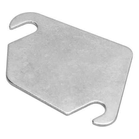 Plaque EGR, plaque de vanne EGR automobile, joint EGR en acier inoxydable, plaque d'obturation EGR, plaque de fermeture EGR pour moteurs 1.4 et 1.6 (sans trou) (1/4)