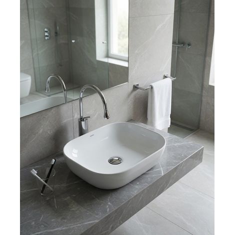 Lavabo appoggio 50 x 39,5 cm BIANCO LUCIDO