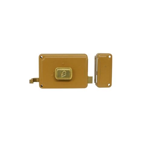 F.lli Facchinetti SERRATURA LEGNO APPL.2M+S CIL/FISSO C/POMOLO Art. P22 E.50 Dx F.lli Facchinetti
